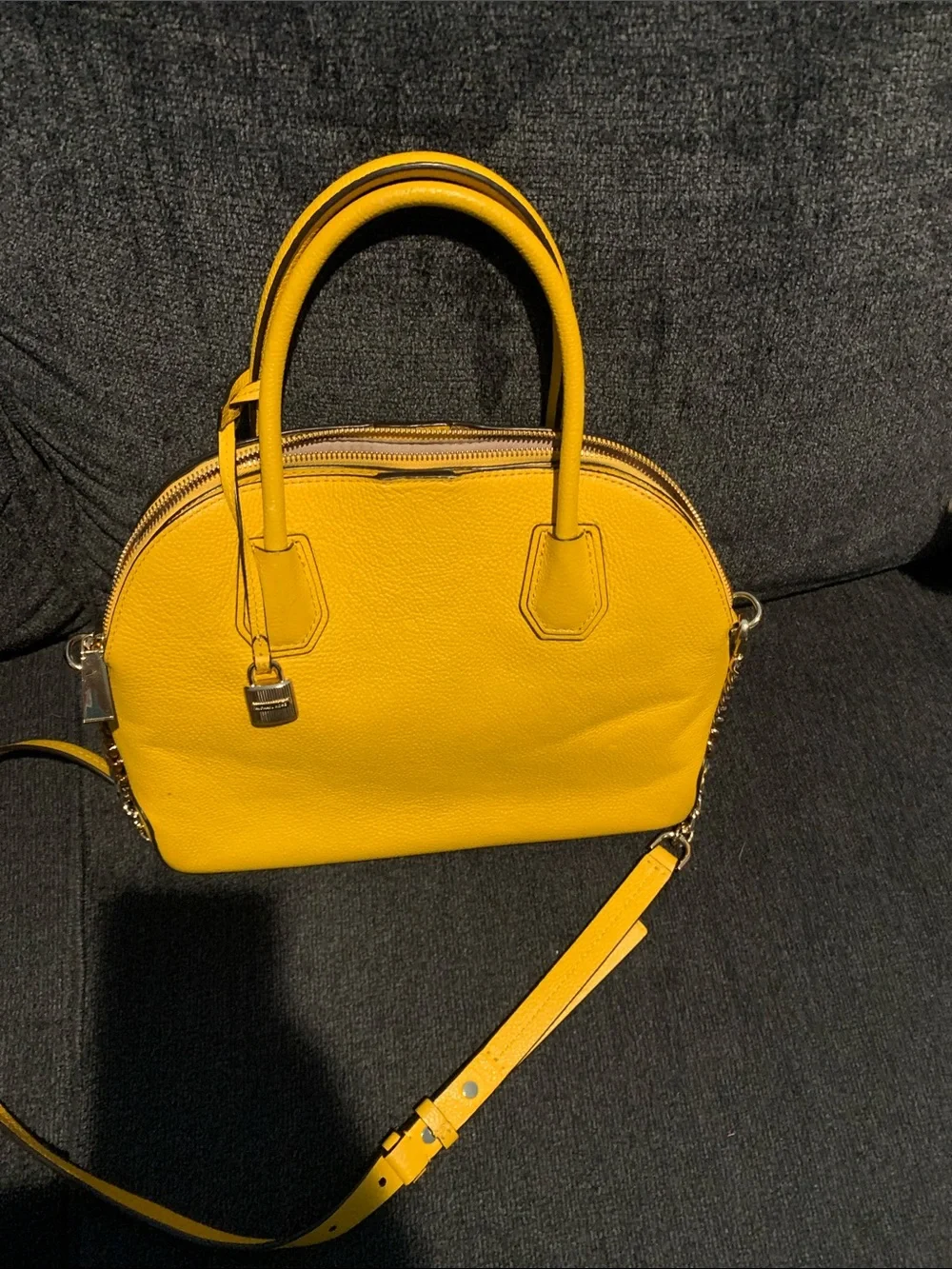 Project/RehabMichael Kors Yellow Leather Dome Satchel